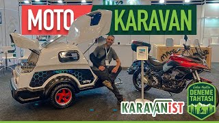 Motosiklet Karavan Olur Mu 2023 Karavanist Fuarı Turtoy Standı [upl. by Mencher]