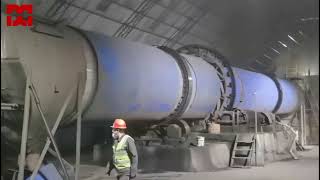 Horizontal Rotary Drum Dryer for Silica Sand Limestone Kaolin Ore Powder Bentonite Clay [upl. by Nyloj]