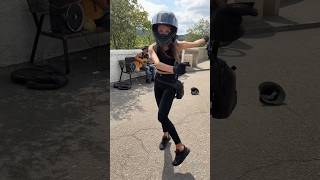 со мной стыдно😂 но не скучно мотоТаня опять танцует в Грузии motoTanya dance now moto bike girl [upl. by Bellina]