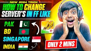 2024 New Trick😍🔥 Change Free Fire Server In Only 2 Mins😲  Mysterious And Unknown Facts Of FF [upl. by Merrow]