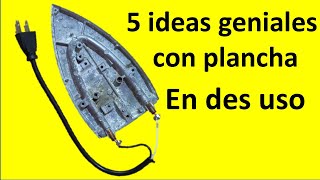 5 inventos con plancha de ropa en des uso video 2 de 2 final [upl. by Anaidirib]