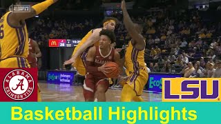 16 Alabama vs LSU Basketball Game Highlights Feb 10 2024 [upl. by Eenehs712]