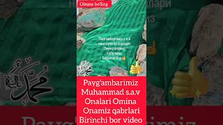 Paygambarimiz Muhammad sav onalari Omina Onamiz qabrlari viralvideos shoes islam [upl. by Elpmid]