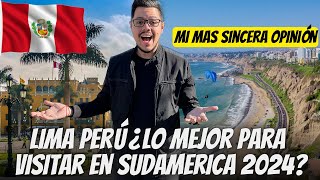 LIMA Perú probablemente la MEJOR ciudad turistica de SUDAMERICA que hacer en 1 día 🇵🇪 te CONQUISTARA [upl. by Egerton]