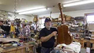 Henderson Guitar shop with Jayne Henderson and Wayne Henderson luthiers [upl. by Darrey10]