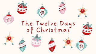 The Twelve Days of Christmas  Christmas Carols  Counting Songs  Music for Kids 🎁🎄☃️🎅 [upl. by Ineslta]