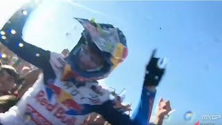 Jorge Prado writes history at home 4 time World Champion 🏆  2024 MXGP of Castilla la Mancha [upl. by Lutim]