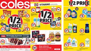 coles supermarket australiaColes Catalogue Valid from April 20 to 26 2022coles supermarket sydney [upl. by Braunstein]