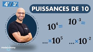 PUISSANCES de 10 [upl. by Yrot]