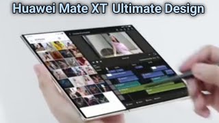 Huawei Mate XT Ultimate Design  First Look Specification [upl. by Annis354]