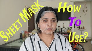 Sheet Mask for Glowing SkinA day in my lifeAll about ExperienceSelf Pamperingviralvideo [upl. by Noll]