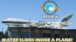 Wings and Waves Review Oregon Indoor Water Park  Water Slides Inside an Actual Plane [upl. by Jamieson]