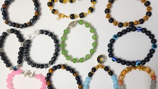 My bracelet collection  🧿 beads bracelet ideas  evil eye amp tight beads bracelet  infinity charm [upl. by Aidaas]