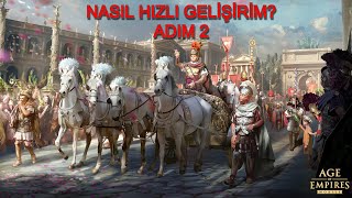 NASIL HIZLI GELİŞİRİM 2 ADIM KOMUTANLAR  Age Of Empires Mobile [upl. by Weyermann704]