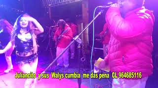 cumbia me da pena tu vida los Walys de Juliancito y Kevin Huali [upl. by Simmons358]