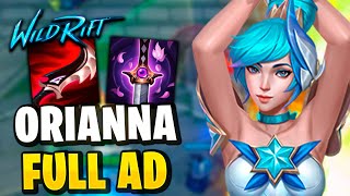 👻¡ORIANNA FULL AD UNA BUILD DEMASIADO TROLL  Wild Rift [upl. by Nallaf69]