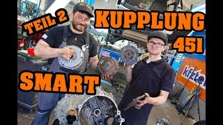 NEUE KUPPLUNG  SMART quot451quot 🛠 TEIL 2 🛠 SMART MRDOIT KUPPLUNG [upl. by Ahsikyt561]