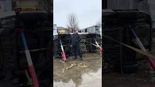 Extrication Training Vehicle Stabilization fire firefighter firefighting tesla amkus [upl. by Wheelwright]