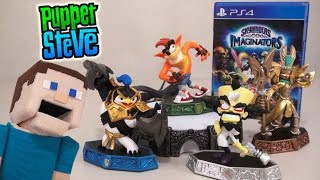 Skylanders Imaginators Crash Bandicoot Ps4 Starter Pack Unboxing Review TGN Network [upl. by Olifoet]