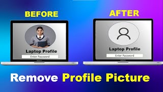 How To Remove Profile Picture In PcLaptop  How To Remove Account Picture In Laptop Windows 1011 [upl. by Rramo]