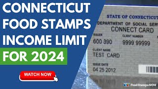 Connecticut Food Stamp Income Limits for 2024 [upl. by Naul]