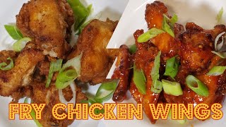 HOW TO COOK TASTY FRY CHICKEN WINGS  STOVE TOP [upl. by Hutchings625]