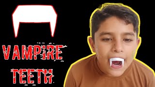 How To Make Paper Things  Paper Crafts Without Glue  Paper Vampire Teeth [upl. by Yentruoc]