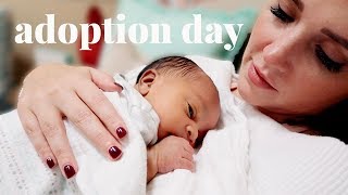 Adoption Day \\ Meeting Our Baby [upl. by Enitselec]