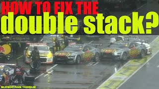 Pit Lane Double Stacking Rule Change  V8 Supercars Torque [upl. by Jahn]