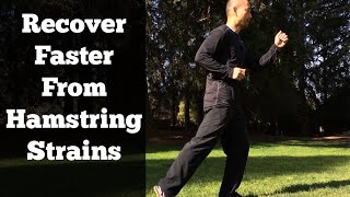 Hamstring Strain Recovery Exercises [upl. by Dnamron854]