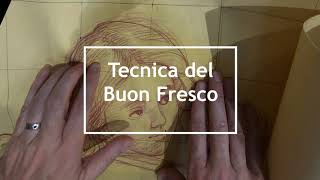 Tecnica del Buon Fresco  AFFRESCO Painting [upl. by Jansen]