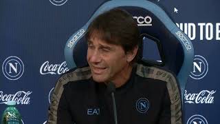 INTERNAPOLI LA CONFERENZA STAMPA PRE PARTITA DI MISTER ANTONIO CONTE 🔵 [upl. by Yentruocal]