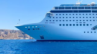 CRUISE MSC Opera Santorini Greece One minute review [upl. by Nahsyar]