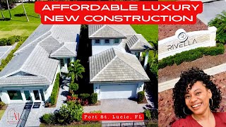 Affordable Modern New Luxury Construction Homes  Rivella  Port St Lucie FL [upl. by Arrio]