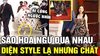 Váy công chúa kết hợp với GIÀY THỂ THAO style độc lạ nhưng được các SAO HOA NGỮ ưa chuộng TB TREND [upl. by Laicram]