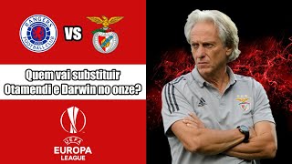 Liga Europa 202021 ● O onze do Benfica diante do Rangers [upl. by Coray]