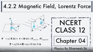 422 Magnetic Field Lorentz Force  Chapter 04 Moving Charges and Magnetism  Class 12 Physics [upl. by Jeanna605]