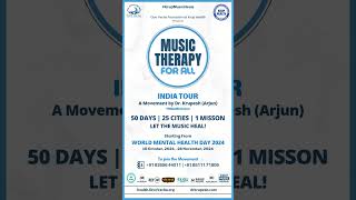 Music Therapy for All  DrKrupesh  World Mental Health Day  Krup Music Heals  Main Bhi Arjun [upl. by Leidgam]