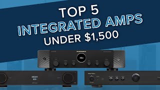 Top 5 Integrated Amplifiers Under 1500  NAD Rotel Marantz Rega amp Arcam [upl. by Khorma531]