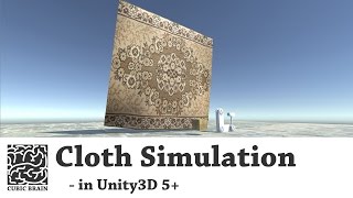 Unity3D  Cloth simulation [upl. by Ailimac]