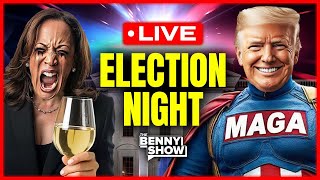 🚨 LIVE Election 2024 Updates Polls CLOSE Results Are In Data Signal Trump Landslide Kamala PANIC [upl. by Dowlen]