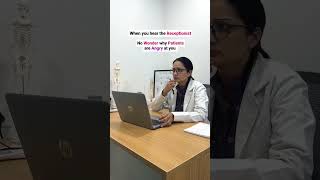 Physiotherapists Biggest Challenge The Angry Receptionist  Shorts  Funny  FlexifyMe [upl. by Nadroj]