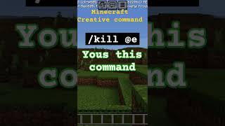 Minecraft creative command 2024 new minecraft shortvideo [upl. by Karina]