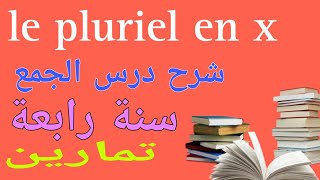 شرح الجمع للسنة الرابعة إبتدائي فصل أول pluriel 4ap [upl. by Adiaroz726]