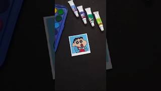 Polaroid series Day 7 ✨😀 art shinchan cartoon polaroid like youtubeshorts share subscribe [upl. by Ynatirb880]