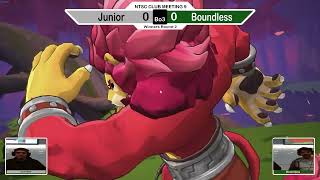 NTSC Club Meeting 9 Rivals Bracket JuniorZetterburn vs BoundlessOrcane  Winners Round 2 [upl. by Ehcsrop84]