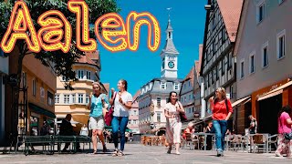 Aalen City Germany 🇩🇪 walking tour 4k video [upl. by Nnybor]