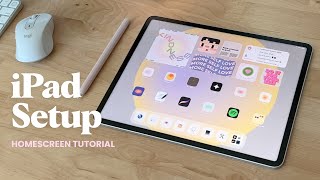 How to customize your iPad 💛🏡  Aesthetic widgets app icons wallpaper ☻ [upl. by Ringsmuth933]