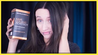 Colour B4 amp Revolution Pro Hair Colour Remover vs Schwarze Färbung [upl. by Aneryc]