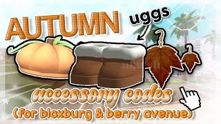 aesthetic autumn accessory codes for bloxburg [upl. by Suzzy]